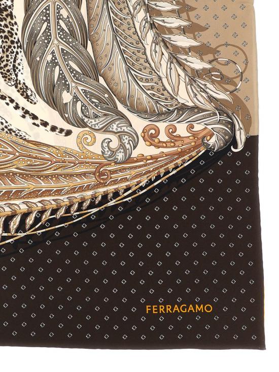  살바토레 페라가모 머플러/스카프 785658VERDEMARRONE MULTICOLOR - SALVATORE FERRAGAMO