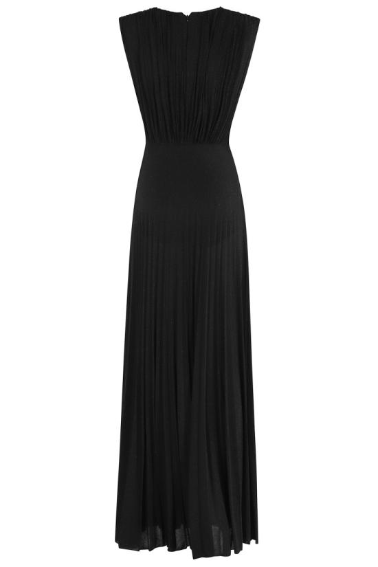 25FW 엘리자베타프랜치 롱 원피스 ABR1556E2 097 Black - ELISABETTA FRANCHI