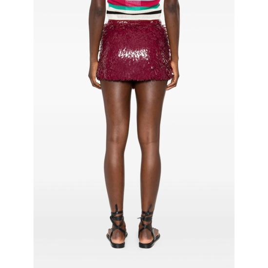 25FW 알라누이 숏 스커트 LWCU004E25MA T001 2525 RED - ALANUI