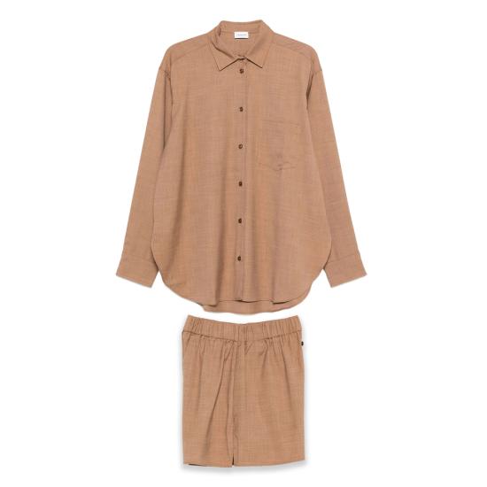 25FW 안다마네 숏팬츠 T186419A TNP246 CARME BROWN