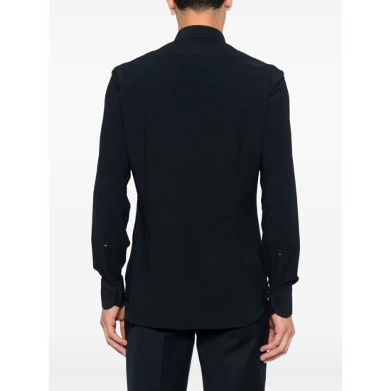 25FW 마짜렐리 긴팔 셔츠 WAVE 25 6 BLUE - MAZZARELLI