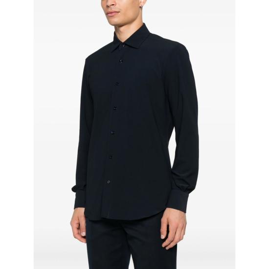 25FW 마짜렐리 긴팔 셔츠 WAVE 25 6 BLUE - MAZZARELLI