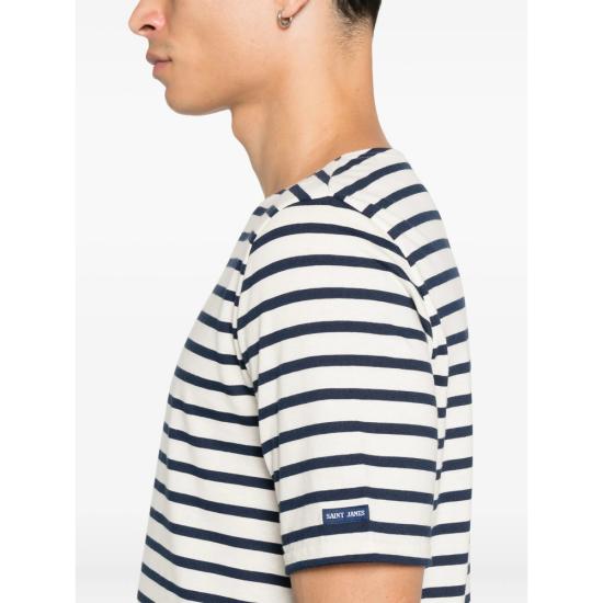 25FW 세인트제임스 탑 LEVANT MODERN 9863 ECRMA WHITE BLUE - SAINT JAMES