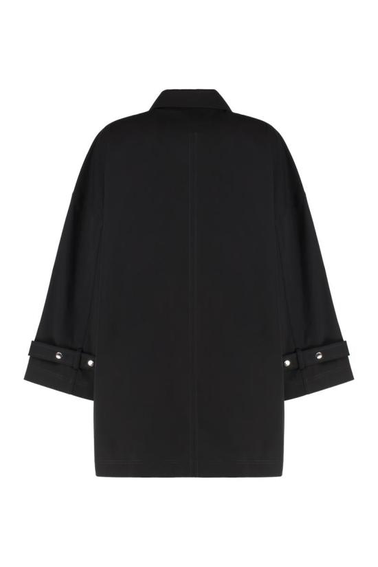 25FW 토템 코트 253WRO0220FB0490 001 Black - TOTEME