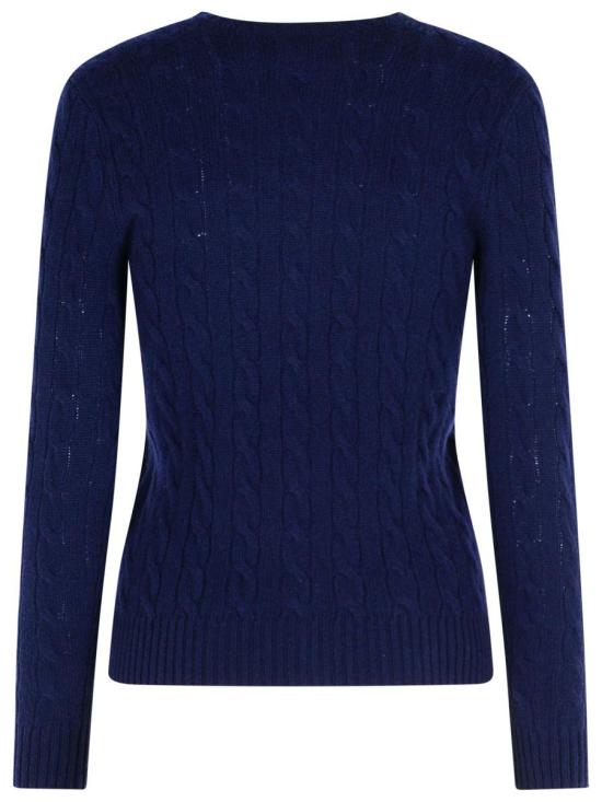 25FW 폴로 랄프로렌 폴로 자수 케이블 니트 스웨터 211971865003 NAVY - POLO RALPH LAUREN