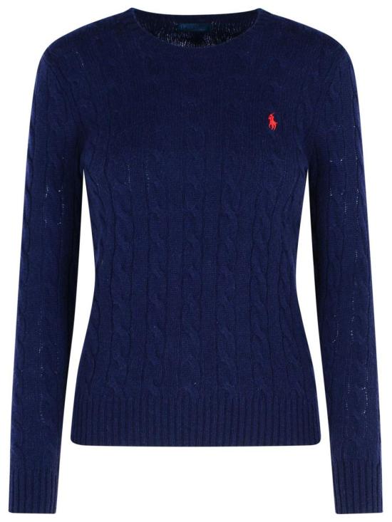 25FW 폴로 랄프로렌 폴로 자수 케이블 니트 스웨터 211971865003 NAVY