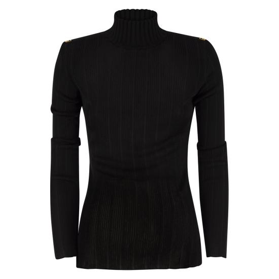 25FW 엘리자베타프랜치 터틀넥 MK22S56E2 BLACK