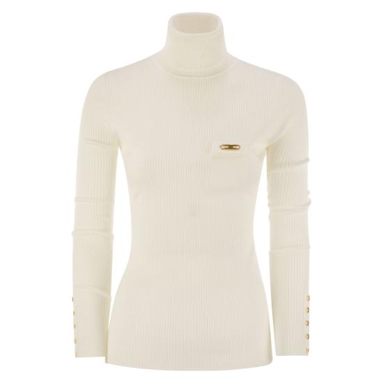25FW 엘리자베타프랜치 터틀넥 MK11B56E2 IVORY