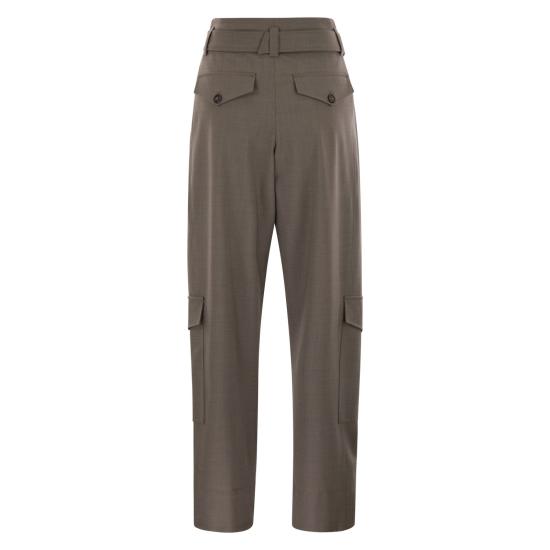 25FW 브루넬로 쿠치넬리 스트레이트 팬츠 M0W07P8979 MUD - BRUNELLO CUCINELLI