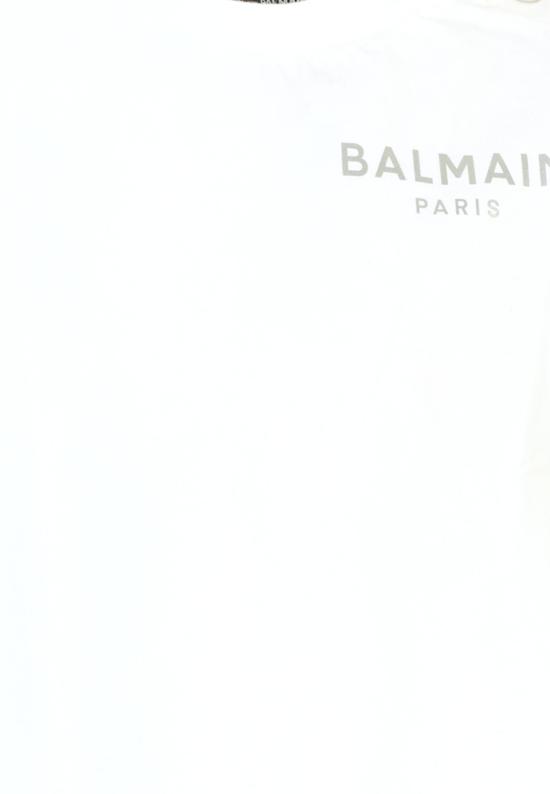  [키즈] 발망 티셔츠 BT8A11 Z0057 100AG WHITE - BALMAIN