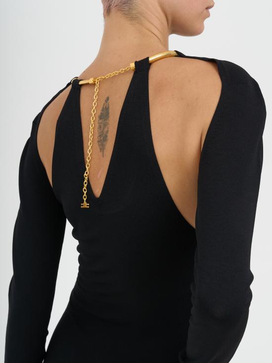 25FW 엘리자베타프랜치 수트 세트 MAM11S56E2110 Black - ELISABETTA FRANCHI