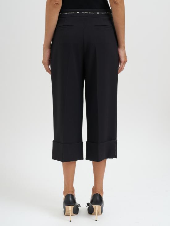 25FW 엘리자베타프랜치 크롭 팬츠 MPA11656E2110 Black - ELISABETTA FRANCHI