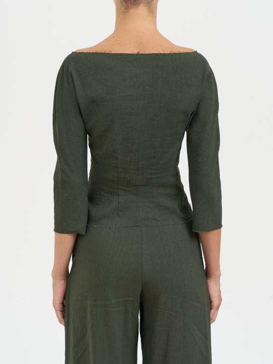 25SS 코타나 긴팔 티셔츠 LA0554DARKGREEN Green - CORTANA