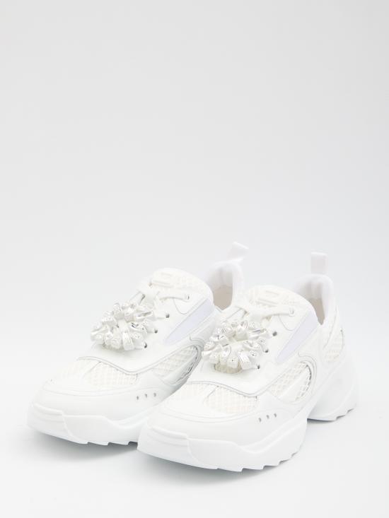 25FW 로저비비에 뮬/슬리퍼 RVW75640890 WHITE - ROGER VIVIER