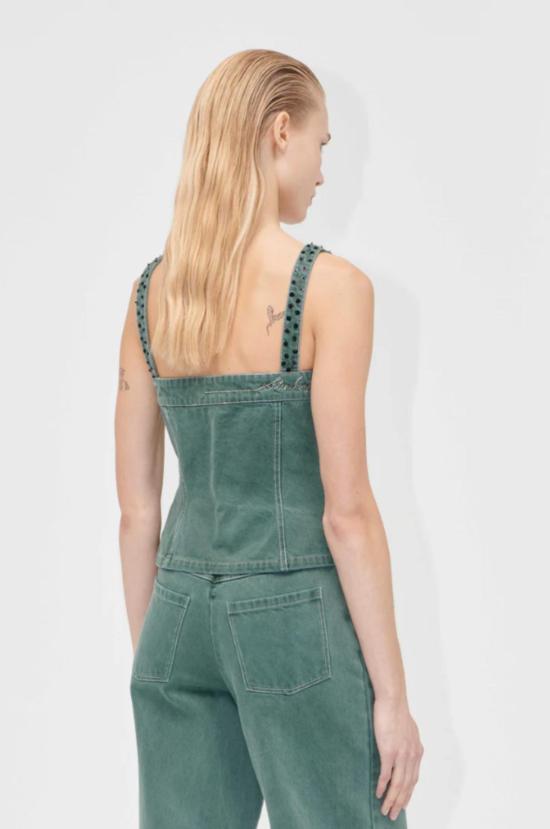  스티네 고야 데님 자켓 스틴 고야 스쿠프넥 데님 포켓 베스트 - STINE GOYA