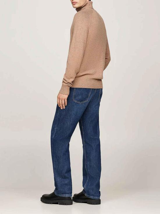  타미힐피거 터틀넥 MW0MW37332RFG Beige - TOMMY HILFIGER