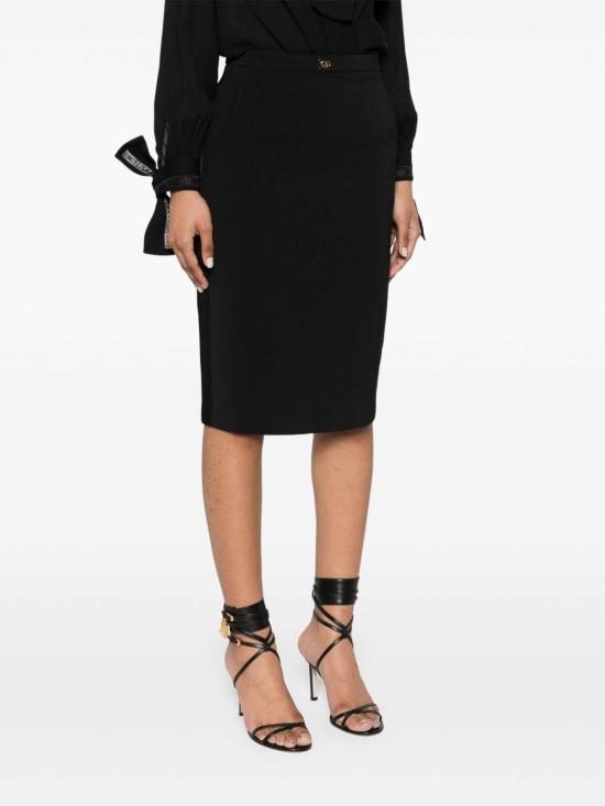 25SS 엘리자베타프랜치 미디 스커트 GO09953E2110 Black - ELISABETTA FRANCHI