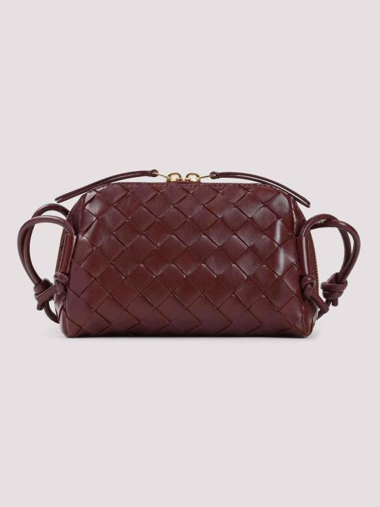26SS 보테가베네타 인트레치아토 콘서트 파우치 794258VCPP12247 Gold - BOTTEGA VENETA