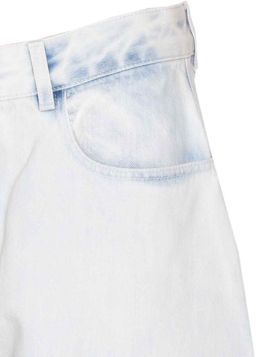 25FW 알라이아 스트레이트 팬츠 AA9P1215D005B523 Blue - ALAIA