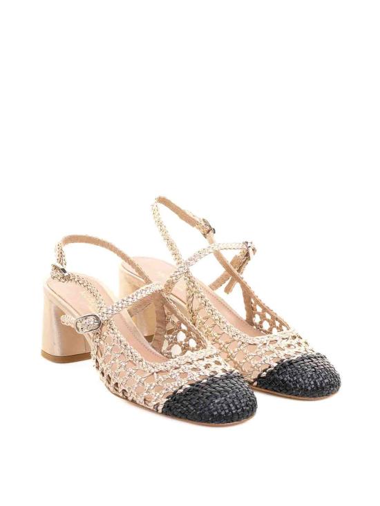 25SS 썅딸 힐/펌프스 2625INTRECCIOSATINFONDOTINTANER Beige - CHANTAL