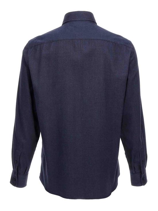 26FW 브루넬로 쿠치넬리 긴팔 셔츠 MY6370627C019 Blue - BRUNELLO CUCINELLI