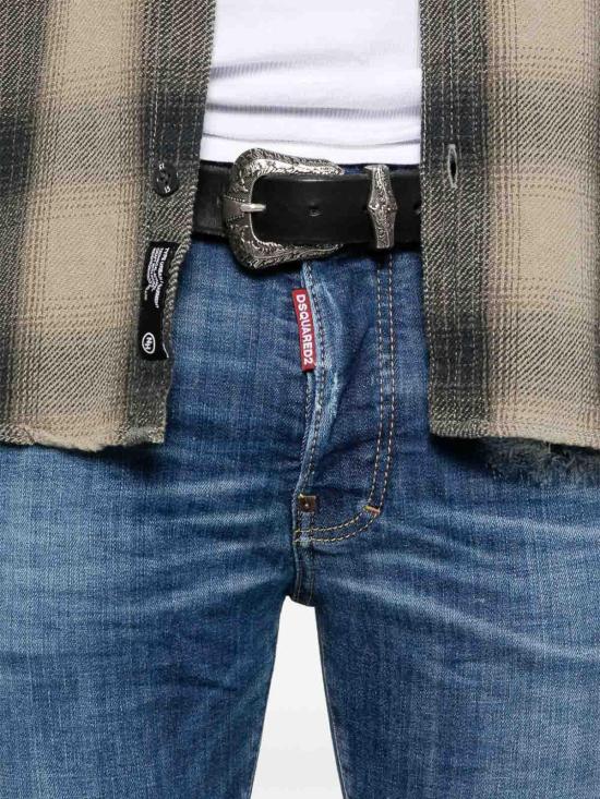  디스퀘어드2 스트레이트 팬츠 S74LB1731S30872470 Blue - DSQUARED2