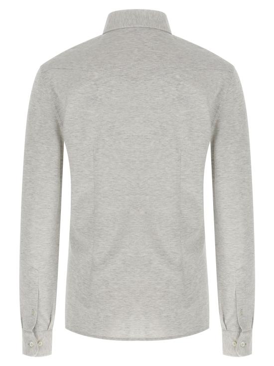 25FW 브루넬로 쿠치넬리 긴팔 셔츠 ME8546666C3657 Gray - BRUNELLO CUCINELLI