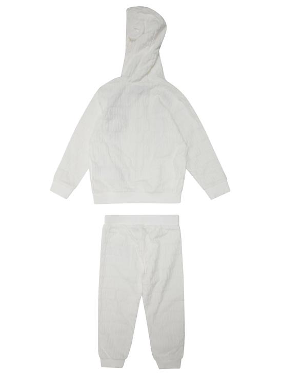 24FW [키즈] 모스키노 트레이닝 웨어 MMK04I LGB11 10063 CLOUD BIANCO - MOSCHINO