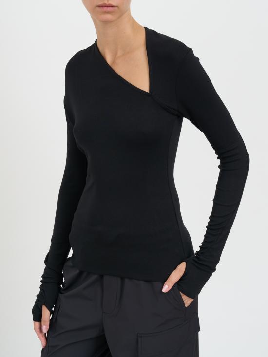 25FW 톰크롬 긴팔 티셔츠 MWTS588BLACK Black - THOM KROM