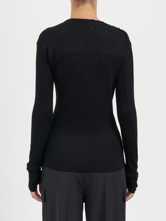 25FW 톰크롬 긴팔 티셔츠 MWTS588BLACK Black - THOM KROM