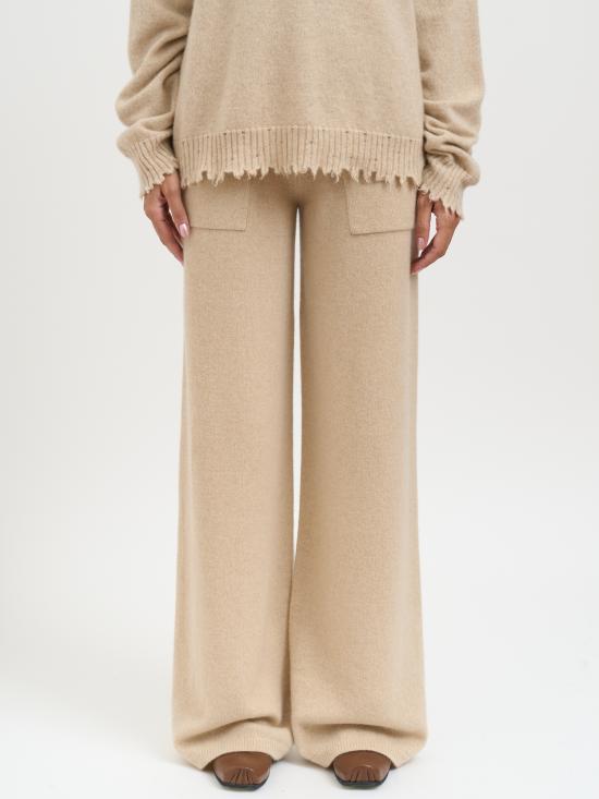 25FW 우마 왕 팔라초 팬츠 MUK7153UW200 Beige - UMA WANG