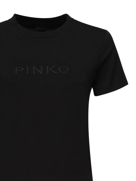 25FW 핑코 반팔 티셔츠 101752 A2RDZ99 Black - PINKO