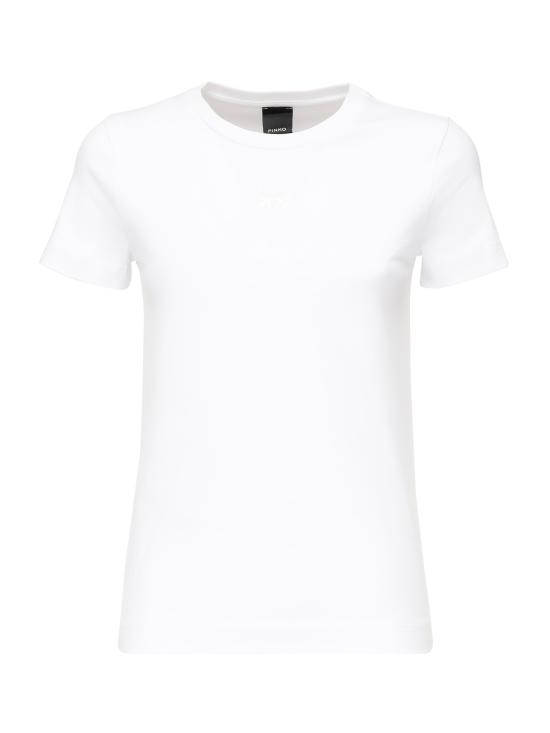 25FW 핑코 반팔 티셔츠 100355 A2RDZ04 White