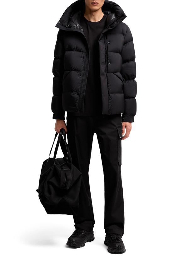 25FW 몽클레어 반팔 티셔츠 K20918C0003989AYW 999 Black - MONCLER