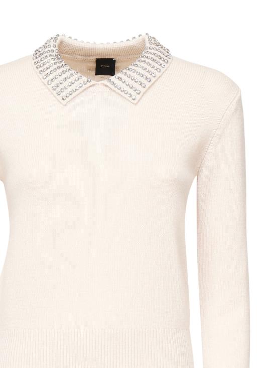 25FW 핑코 스웨터 105530 A2S4I23 White - PINKO