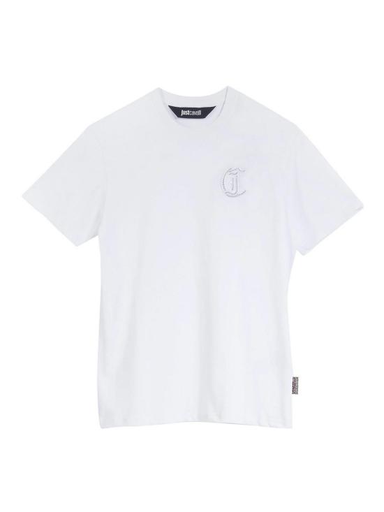 25FW 저스트까발리 반팔 티셔츠 78OAHT13CJ518003 White