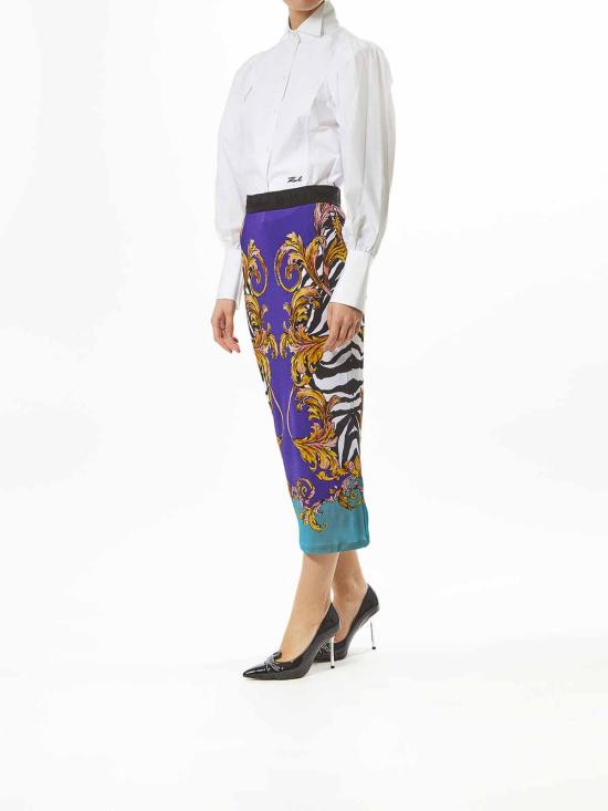  베르사체 롱 스커트 78HAE8P6JS475322 Multicolour - VERSACE