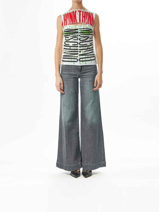  모스키노 민소매 티셔츠 251D121204411393 Multicolour - MOSCHINO