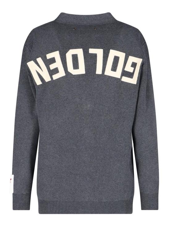 25FW 골든구스 코튼 버튼 가디건 GWP00950P00066260304 Grey - GOLDEN GOOSE