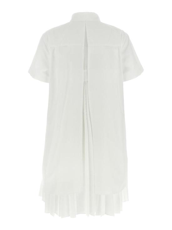 25SS 사카이 미디 스커트 2507761151 White - SACAI