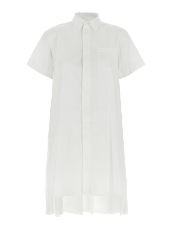 25SS 사카이 미디 스커트 2507761151 White