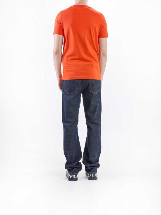 26SS 칼라거펠트 반팔 티셔츠 KM755710552224300 Orange - KARL LAGERFELD