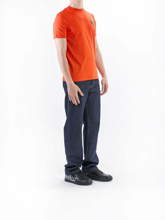 26SS 칼라거펠트 반팔 티셔츠 KM755710552224300 Orange - KARL LAGERFELD