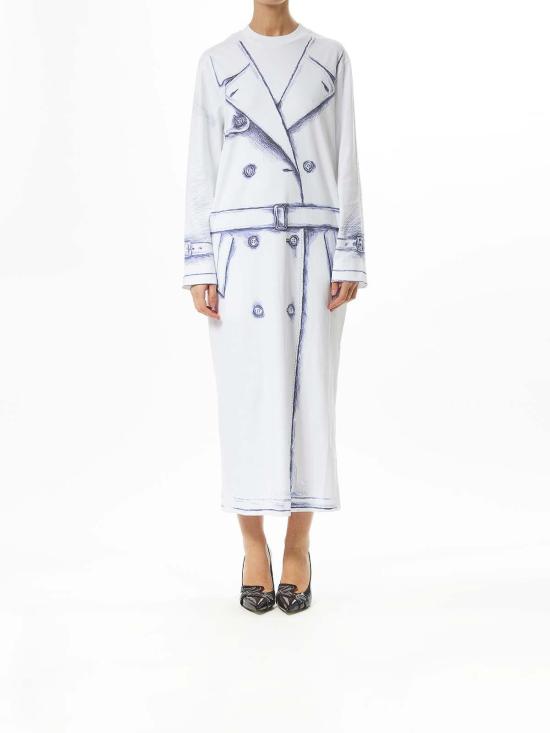  모스키노 트렌치 코트 251D046204423001 Multicolour - MOSCHINO