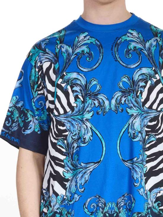 25SS 베르사체 반팔 티셔츠 78GAH6XAJS464288 Multicolour - VERSACE