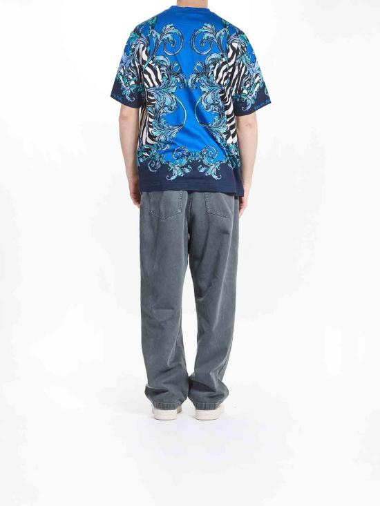 25SS 베르사체 반팔 티셔츠 78GAH6XAJS464288 Multicolour - VERSACE