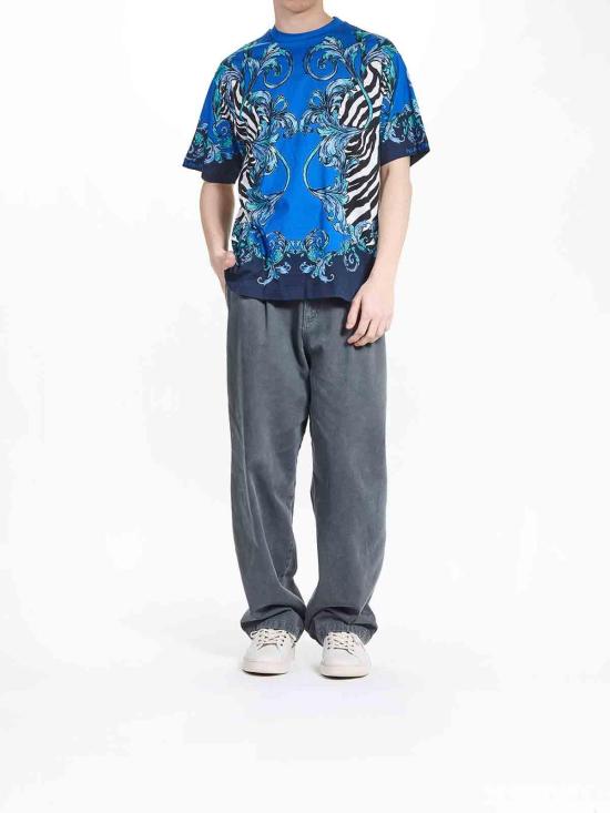 25SS 베르사체 반팔 티셔츠 78GAH6XAJS464288 Multicolour - VERSACE