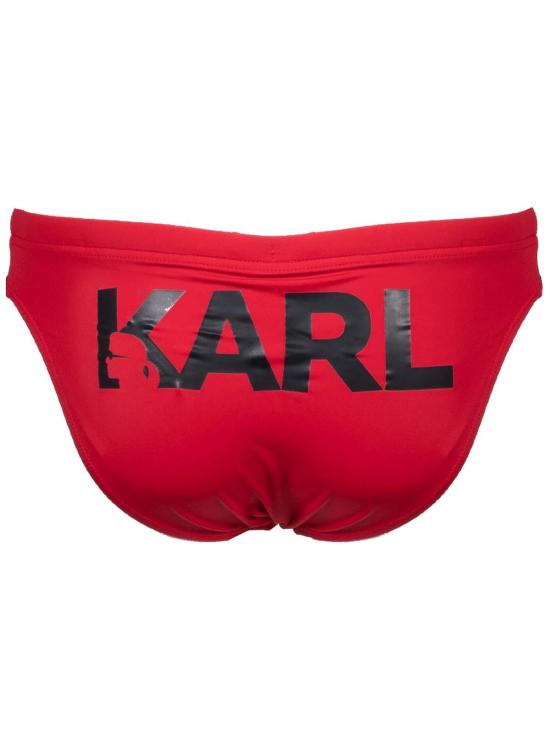  칼라거펠트 스윔팬츠 230M2205496 Red - KARL LAGERFELD