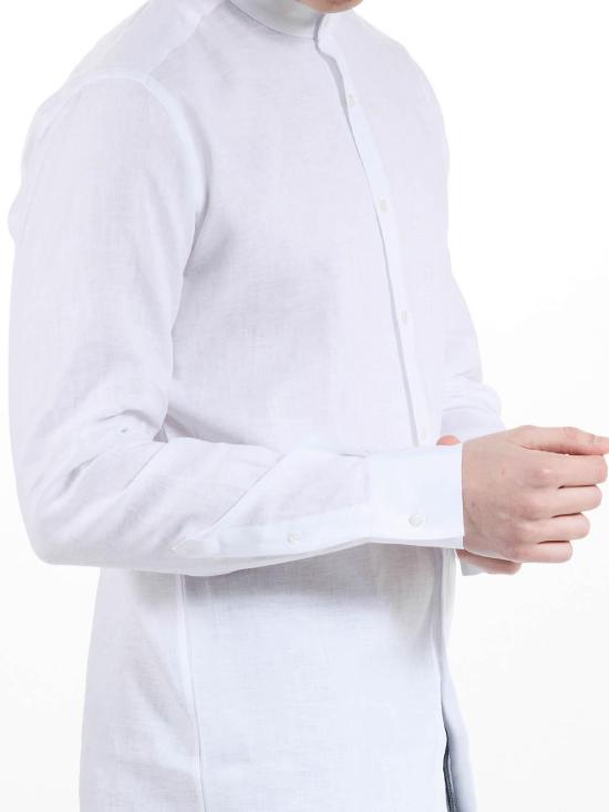 26SS 칼라거펠트 긴팔 셔츠 KM60503555266710 White - KARL LAGERFELD