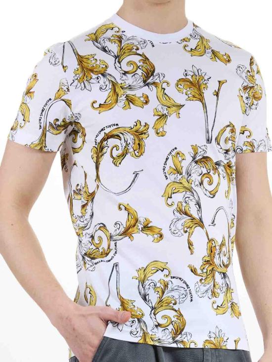 25SS 베르사체 반팔 티셔츠 78GAH6S0JS458G03 Multicolour - VERSACE